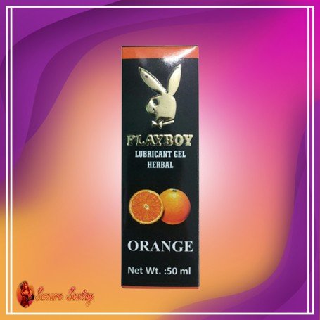 Playboy Lubricant Water Based Gel - Orange Flavoured CGS-033