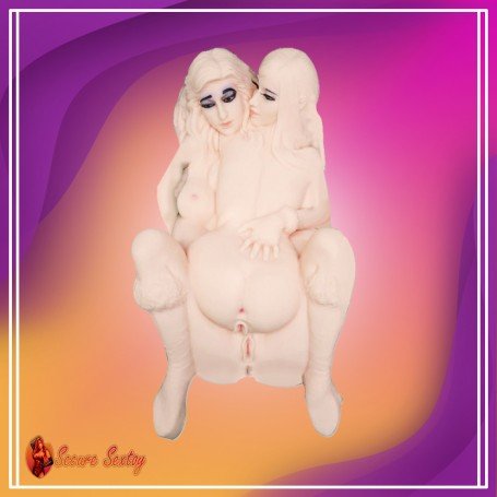 Double Decker 4 Wholes Real Sex Doll SRD-003