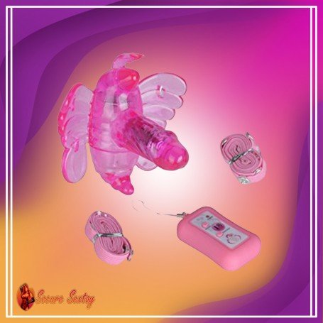 Butterfly Remote Control Strap On Vibrator SO-009
