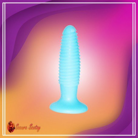 Ribbed Fat Anal Dildo AD-010