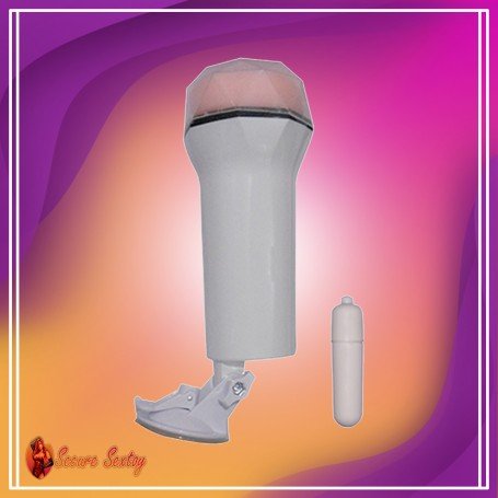 Super Soft Vibrating Male Stroker With Suction MS-048