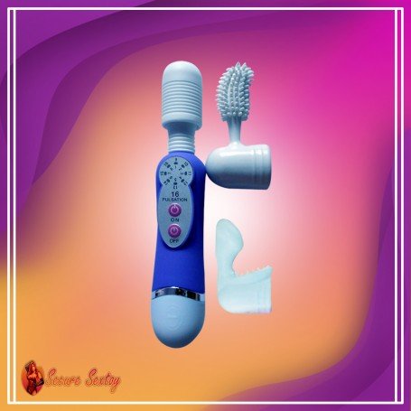 16 Speed Cordlless Magic Wand Massager VM-008