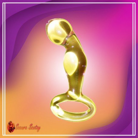 Jaguar Golden Glass Dildo GD-009