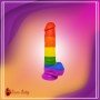 Rainbow non vibrating suction Realistic Non Vibrator RSNV-027