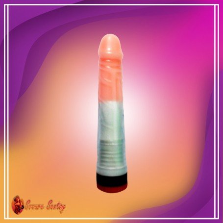 Long Tough Silicone Realistic Vibrator RSV-025